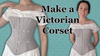 How to Sew a Victorian Corset | Simplicity 2890 Sewing Tutorial