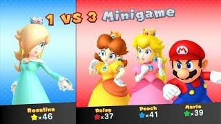 Mario Party 10 - Rosalina vs Peach vs Daisy vs Mario - Haunted Trail