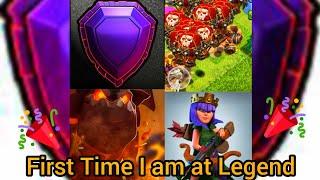 Envykiller||TH12vsTH13(12.3)||Queen Charge Lava loon||First time goes to legend league||ClashOfClans