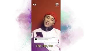 A.Z.'s instagram Q&A [ENG SUB]