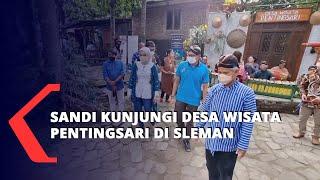 Menteri Pariwisata dan Ekonomi Kreatif Sandiaga Uno Kunjungi Desa Wisata Pentingsari