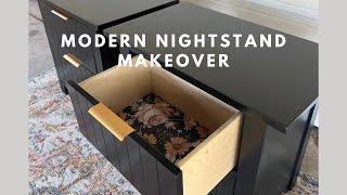 DIY Modern Furniture Makeover | AMAZING BEDSIDE TABLE MAKEOVER