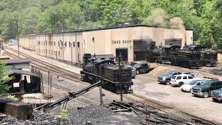 Railroad Track Finally Put Back In Service & How Steam Locomotives Gets Water!  Cass Scenic Railroad