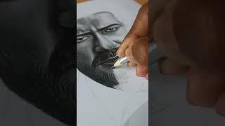 Ajay devgan drawing/ ranway 34 /Amit sikdar arts #art #shorts #ranway34 part-2