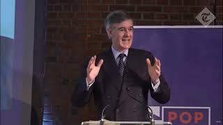 Sir Jacob Rees-Mogg speaks at the PopCon launch