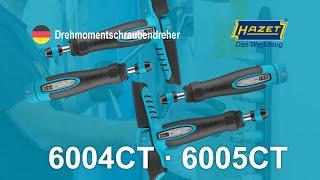 HAZET Drehmomentschraubendreher 6004CT | 6005CT ∙ für Bits