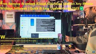 How to Unlock iCloud Activation Lock on Any iPhone Without Jailbreak | Quick & Easy Guide 2025