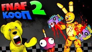 FNAF 2 НЕПТУН и ФНАФ ПЛЕЙ КООП  АФТОН в КОСТЮМЕ СПРИНГ БОННИ УБИВАЕТ ФНАФЕРОВ и УПОРОТЫЙ КЕКСИК !!!