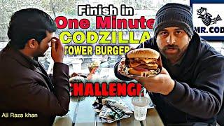 MR.COD one minute challenge codzilla tower burger | peshawar