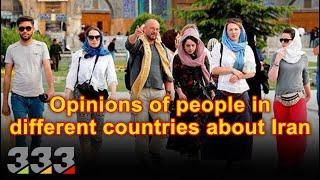 Opinions of people in different countries about Iran