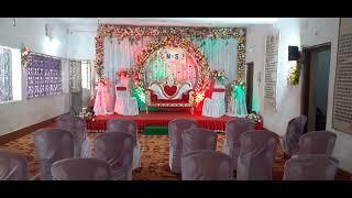 Stage Background decoration #wedding