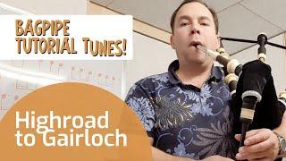 Highroad to Gairloch on Bagpipes | Bagpipe Tutorial Tunes | Book & App | Bagpipe Tunes ⭐⭐⭐⭐⭐