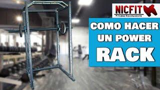 COMO HACER UN POWER RACK (jaula multifuncional)