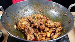 Chicken Fry | Nattu Kozhi Varuval Recipe In Tamil