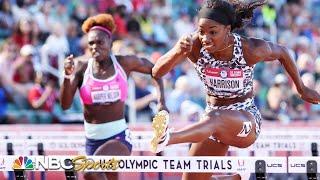 Keni Harrison clinches long-awaited Olympic berth in 100m hurdles | NBC Sports