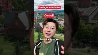 If Cornell was honest #college #collegeadmissions #ivyleague #cornell