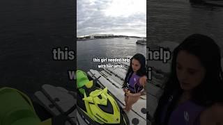 girl on jetski needed help #jetski #help #helping #lakelife #lakeoftheozarks #lake #seadoo #yamaha