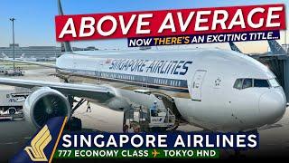 SINGAPORE AIRLINES 777 Economy Class Trip Report【Singapore to Tokyo】Better than Most!