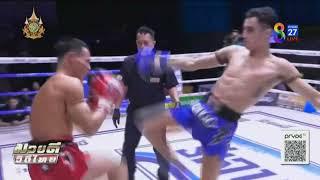 (HIGHLIGHT) Luca 7 Muay Thai Gym vs Petchmuangong - Royal Air Force Stadium