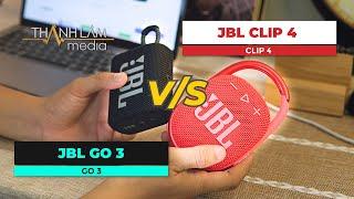 JBL Go 3 vs JBL Clip 4 | So sánh mới nhất về 2 chiếc loa mini của JBL