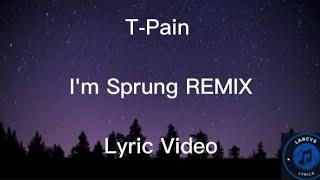 T-pain - I'm sprung remix lyric video