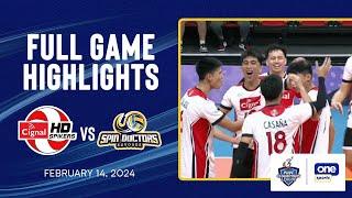 Cignal HD Spikers vs. Savouge Spin Doctors highlights | 2024 PNVF Men's Champions League