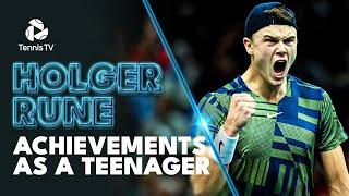 Holger Rune's Impressive Achievements As A Teenager!