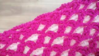 Double Sided Baby Blanket Crochet Knitting Pattern - Çift Taraflı Battaniye Modeli #2022 #crochet