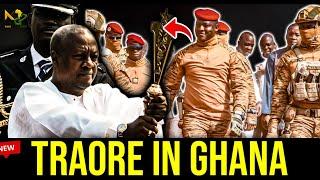 BREAKING: Capt. TRAORE in ACCRA Ghana to attend Mahama Inauguration Ceremony