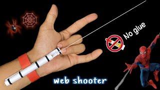 How to make Spider-Man web shooter without using glue | Spider-Man Web Shooter with paper craft