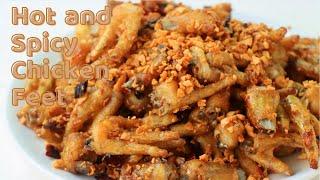 Delicious Chicken Feet Recipe | Hot And Spicy Garlic Chicken Feet | Chinese Garlic Chicken Feet