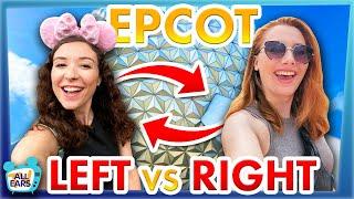 EPCOT Left VS Right CHALLENGE -- World Showcase