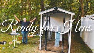 Building a Hen House.