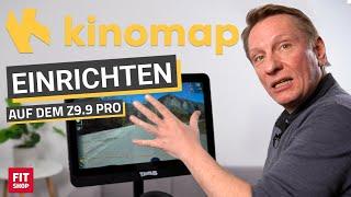 Erste Kinomap-Anmeldung auf dem Taurus Z9.9Pro erklärt | Smart Bike mit Kinomap