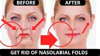  HOW TO GET RID OF NASOLABIAL FOLDS WITH FACE YOGA ? LIFT LAUGH LINES (RELAX ZYGOMATIC MUSCLES)