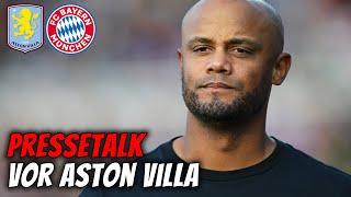 Pressetalk vor Aston Villa - FC Bayern mit Gnabry & Kompany | Champions League