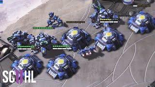 Clem's 5+ BUNKERS PUSH  - Starcraft 2