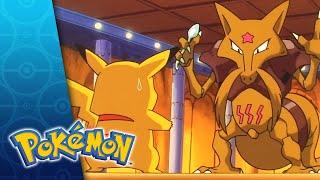 Abra and the Psychic Showdown | POKÉMON FULL EPISODE 21 | Season 1