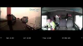 Truck - Hard Brake - Following Too Close ​​​| DriveCam Video UK