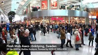 Flash Mob Jönköping, Sweden by Mathias Sundqvist powered by NORDIC WELLNESS