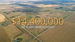 160 Acres of Annexed Land worth $16,000,000 - Calgary Homes 2022