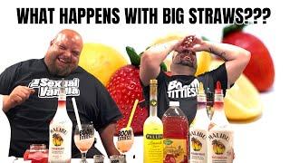 Malibu Strawberry, Pallini Limoncello, & Strawberry Lemonade plus Cocktail Caviar Drink Review