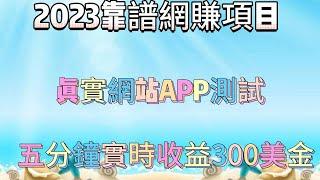 2023最新网赚项目，五分钟包你学会正规网赚差价项目。真实网站测试一天收益，稳定2000+。