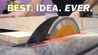 Squaring/Jointing Oversized Material On The Table Saw / How To