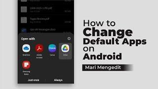 How to Reset & Change Default Apps on Android to Open PDF File