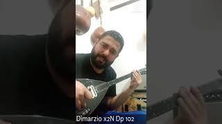 Necarman Np 102 - Dimarzio x2N Dp 102 - Schaller - Manyetiklerdeki Farkı Göstermeye Çalıştım -