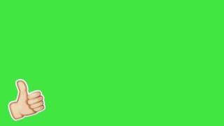 THUMBS UP EMOJI GREEN SCREEN