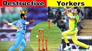 क्रिकेट के सबसे खतरनाक Yorker बॉलर जिनसे बैट्समैन भी घबराते है//Top 5 Yorker specialist Bowler