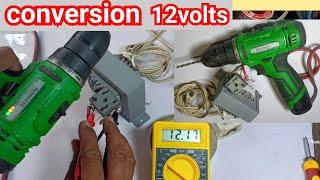 Cordless to corded drill conversion