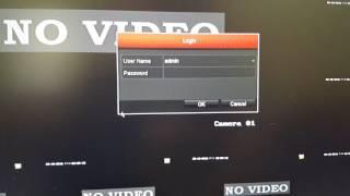 Dvr serial number for password reset